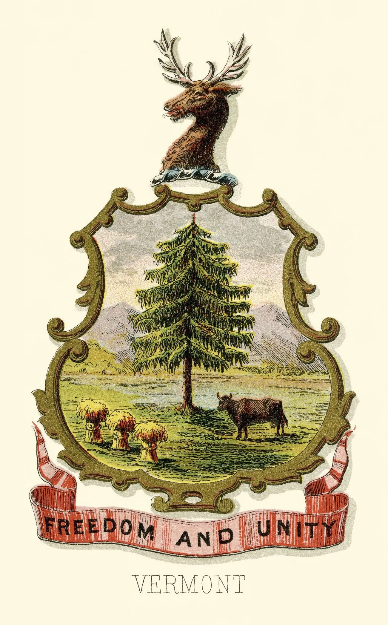 Vermont state coat of arms